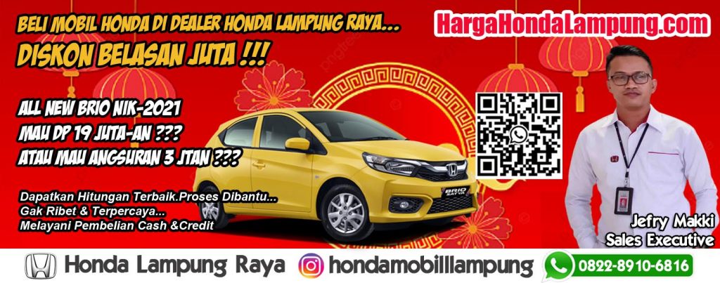 Beli Mobil Honda di Dealer Honda Lampung Raya